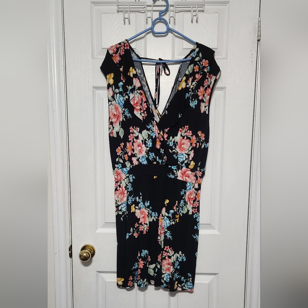 Floral V-Neck Dress